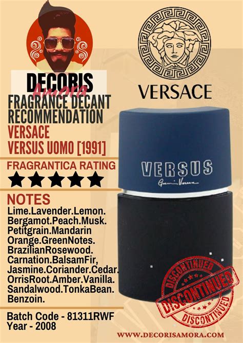 Versace Versus Uomo (1991) fragrance review 